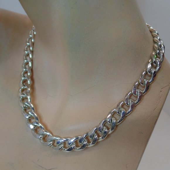 Mia Fiore Jewelry - Mia Fiore Made in Italy Daydema Bronze Italy Silver Thick Chain Toggle Closure